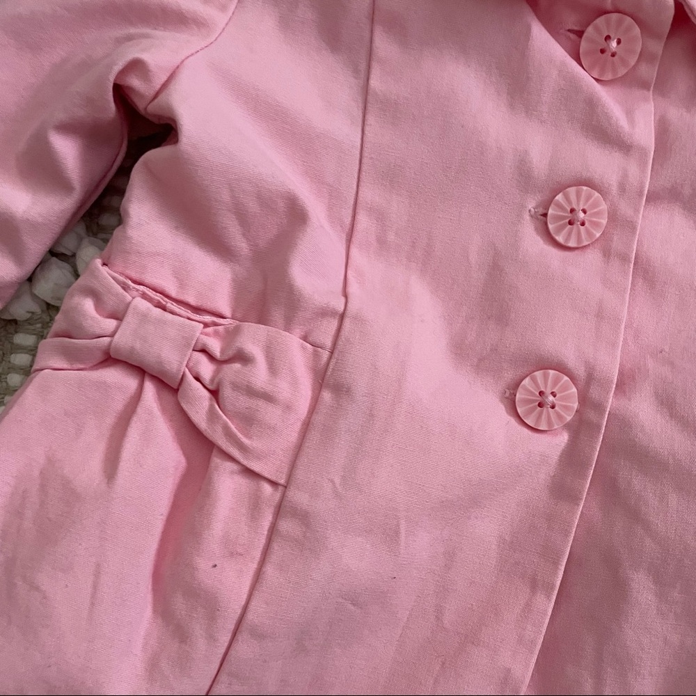 Gymboree pink retro peplum Spring coat ✨HP!✨ - Picture 2 of 5